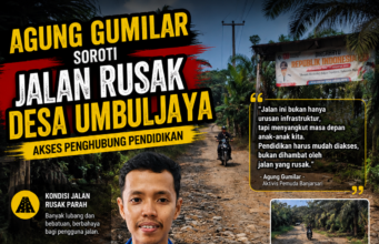 Aktivis Pemuda Banjarsari Soroti Jalan Rusak di Desa Umbuljaya, Akses Pendidikan Terancam Agung Gumilar soroti jalan rusak di Desa Umbuljaya, Kecamatan Banjarsari, Kabupaten Lebak, Banten, pada Sabtu (25/07/2026).