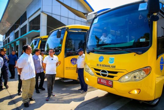 Jelang Hari Pertama Sekolah, Pilar Pastikan Bus Sekolah Gratis Tangsel Siap Beroperasi Jelang Hari Pertama Sekolah, Pilar Pastikan Bus Sekolah Gratis Tangsel Siap Beroperasi